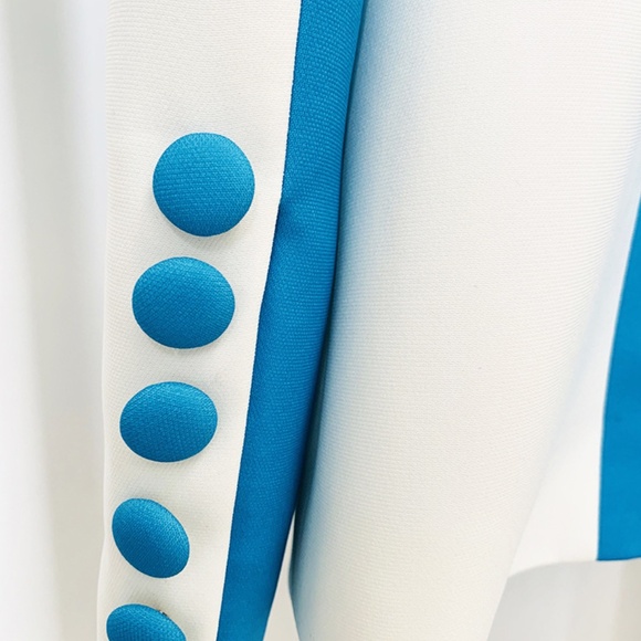 Color Block Two Piece Suit Set - Picture 7 of 7